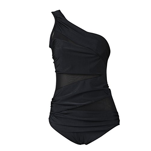 Desshok Traje de Baño Bañador Monokini Una Pieza Bikini Maillot Malla Beachwear para Mujer Talla Grande