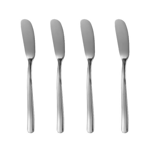 Hunpta 4Pcs Stainless Steel Butter Cutter Cooking Cheese Cake Cream Spatula for Kitchen Baking