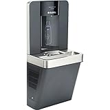 Global Industrial Refrigerated Slim Water Bottle Refilling Station, Filtered, Sensor Activated, 115V, Wall Mount, 18