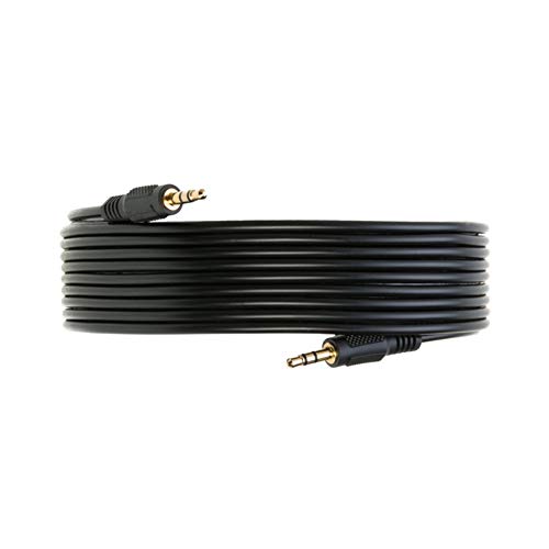 Cable Estéreo Auxiliar 3.5mm Macho a Macho 7.62 m miniatura 2