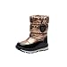 Produktbild Molinter Damen Schneestiefel mit Warme Gefütterte Wasserdicht Rutschfest Schneeschuh Winterstiefel für Kinder Erwachsene (Gold, Erwachsene, Damen, 38, Numerisch, EU Schuhgrößensystem, M)