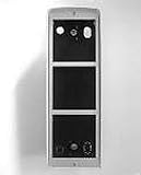  Urmet 1145/343 Custodia con visiera per pilastrino da cancello a 3 moduli