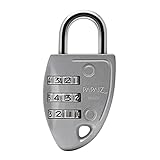 Cadeado De Segredo, Papaiz, C23, Prata