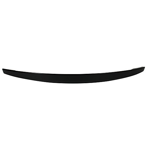 IKON MOTORSPORTS, Trunk Spoiler Compatible with 2014-2015 Chevrolet Camaro Coupe, OE Factory Style Painted #WA8555 Black ABS Plastic Rear Trunk Lid Spoiler Wing Lip - Thumbnail 4