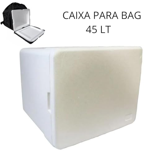 Caixa Isopor Entrega Delivery Motoboy Pizza,lanche 45 Litros Bag