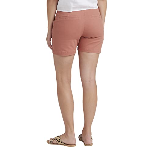 Jag Jeans Women's Maddie Mid Rise 5" Pull-On Short-Legacy, Brick, 16 #TOP2