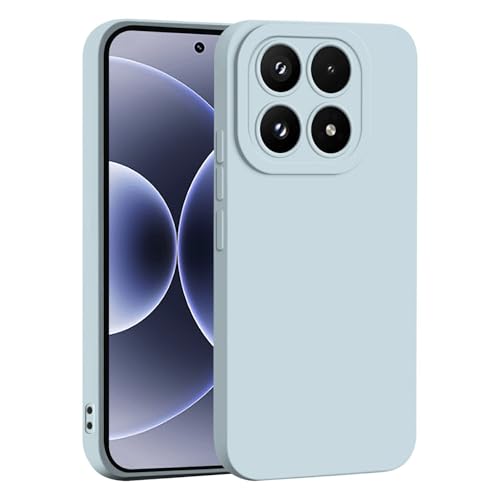 Image of for Xiaomi 17 Case Precise Camera Cutouts Soft TPU Shockproof Phone Cover - Baby Blue