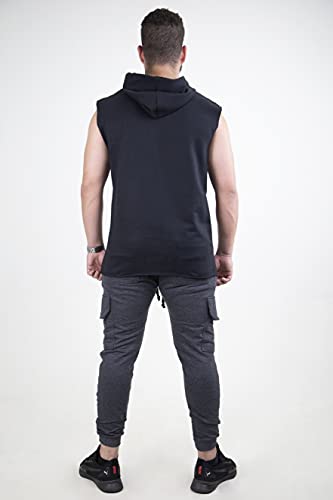 Regata Moletom Moleton Com Capuz Swag (Preto, G)
