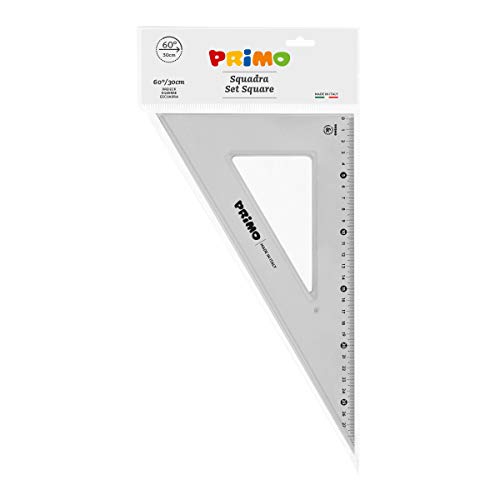 PRIMO Geodreieck 60° 30 cm Rauchgrau