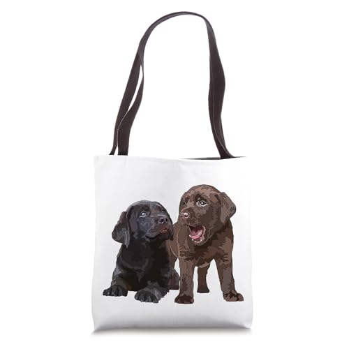 Bolsa Tote Chocolate Lab Lover Brown Labrador Retriever miniatura 1