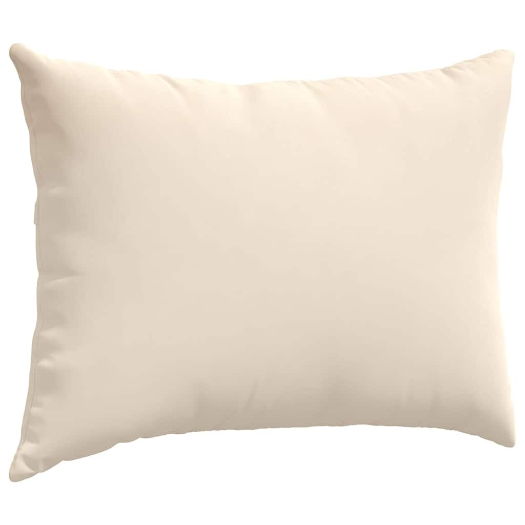 Cuscino per divano, 2 pezzi, beige, 70 x 50 cm, tessuto con imbottitura in poliestere, sfoderabile, morbido e imbottito per soggiorno, ufficio, sala da pranzo, antiscivolo e confortevole