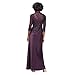 Alex Evenings Women's Two Piece Mother of The Bride Dress with Lace Jacket (Petite and Regular Sizes), Eggplant, 8