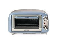 Ariete 3919 Forno Elettrico Vintage, 800W, Capacità 10L, Doppio vetro, Retrò, Celeste