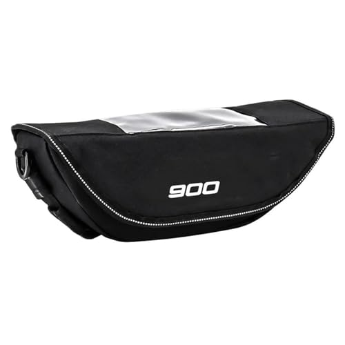 VQLDPX Wasserdicht Motorrad Tasche Motorrad-Lenkertasche Für Kawasaki Für Z900RS, Für Z900 Für Z 900 RS 900RS wasserdichte Handytasche, Reise-Navigationstasche Reisetasche Satteltaschen(Schwarz 1)