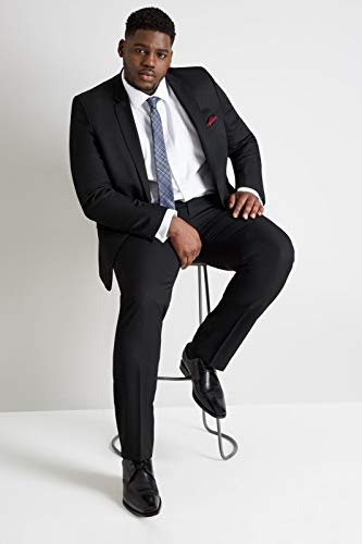 Terno Masculino Plus Size Preto Cor:Preto;Tamanho:68