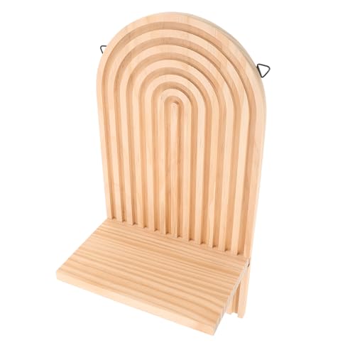 CONGARTENO Applique da Parete in Legno per Candele Tapered e Pillar Portacandele Rustico da Parete Elegante per Aromaterapia Supporto Compatto e Facile da Pulire per Decorazione Interna