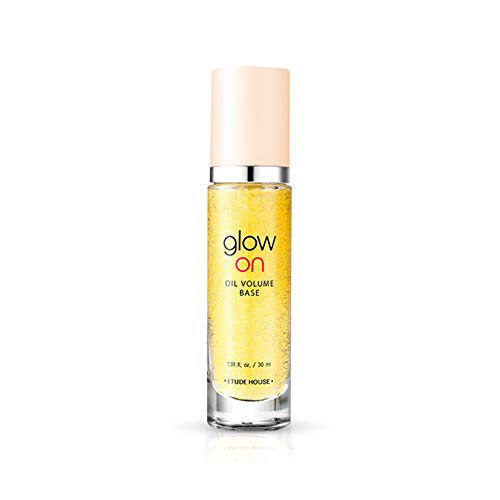 ETUDE HOUSE Glow On Base Oil Volume 30ml | All-in-One Makeup Oil Volume Glowing Base with a Long-Lasting Effect and Dewy Finish | Korean Makeup