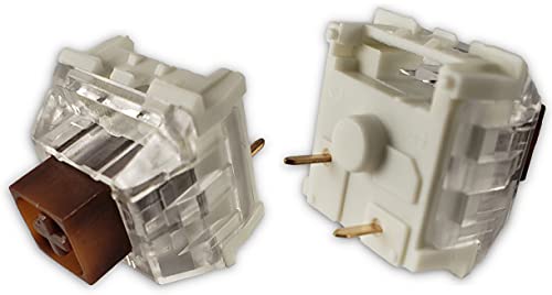 Kailh Box Brown Keyboard Switch - (Qty 36) - Tactile Kailh Box Switch - Hot Swappable switches for Mechanical Keyboard - Kailh Switches