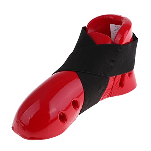 Leipupa Unisex Adult Foot Gear Karate Sparring Shoes Training, Red, L #TOP1