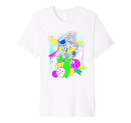 T-shirt Cookie Monster Sesame Street idéal pour vos sorties décontractées