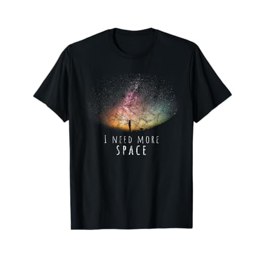 I Need Space Cielo nocturno diseño astronomía y universo Camiseta
