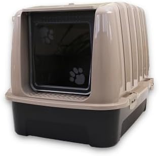 Lüks Kapalı Kedi Tuvaleti, 52x37,5x39 cm, Kedi Tuvalet Kabı - Görsel 2