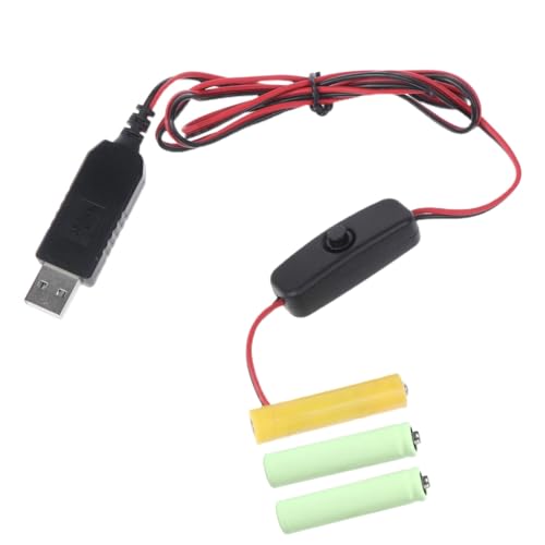 USB to 4.5V 3A LR03 Battery Eliminators Dummy Battery Power Adapter