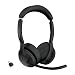 Produktbild Jabra Evolve2 55 - schnurloses Stereo-Headset Air Comfort - Mikrofone mit Geräuschunterdrückung und ANC - kompatibel mit Allen UC-Plattformen wie Zoom und Google Meet - Schwarz