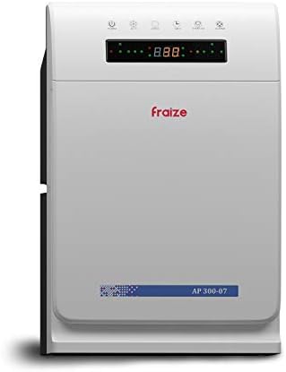 Fraize 7 Stage Purification 43-Watt Room Air Purifier with HEPA Filter | 367 sq. ft. Coverage Area | 99.97% Efficiency (White)