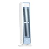 Raffrescatore evaporativo a Torre Sottile salvaspazio con Ventilatore oscillante Silenzioso da Terra con Schermo Digitale e Telecomando,Blu