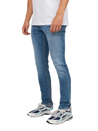 Jean slim Glenn Jack & Jones bleu clair : fini les pantalons rigides
