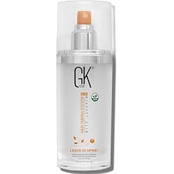 GK HAIR Vegan Leave In Conditioner Spray – Lightweight Detangler Spray For Frizz Control & Heat Protectant for All Hair Types, 120ml