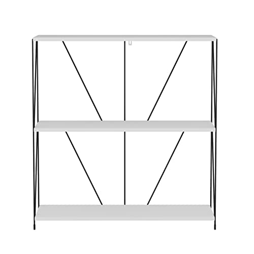 Galano Ezbo 3-Tier Wide Shelf - Entrance Table With Storage Shelves - Narrow 3-Tier Sofa Table - Foyer Table For Entryway - Modern Design Storage Cabinet For Hallway, Living Room, Kitchen #TOP6