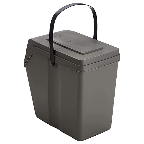 Miniatura 5 de Set De 4 Cubos De Basura Keden Sortibox Para Reciclado, Gris, Volumen 4x25l
