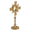 Sudbury Brass Monstrance with Rays Catholic Church Supplies, 15 1/4 Inch #2