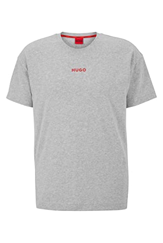 T-Shirt de Pyjama HUGO Hommes Linked Relaxed Fit en Coton Stretch
