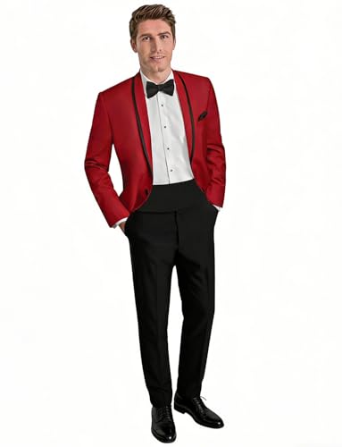 Costume de mariage homme bleu marine de qualité supérieure à col châle