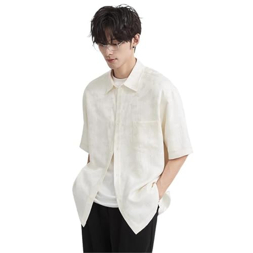 T-shirt homme style chinois ample manches courtes vêtement été décontracté
