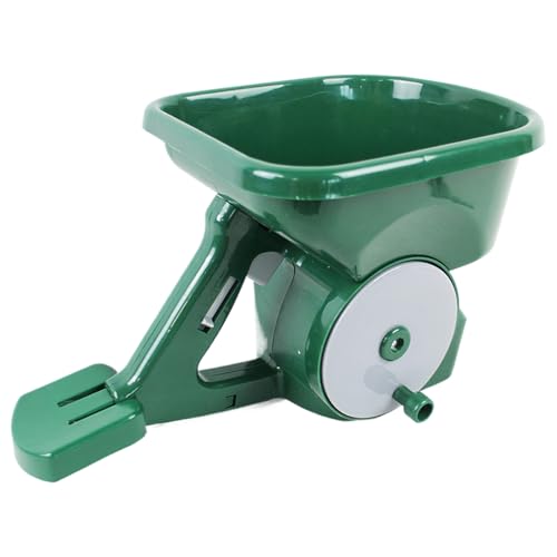 CGACCSD Esparcidor de abono, práctico y ergonómico, ajustable, para jardín y patio, herramienta de jardinería, para superficies de jardín y calcáreas, entrada, semillas de césped y cuidado