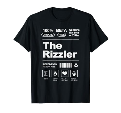 The W Rizzler Package Design for The Rizz God T-Shirt