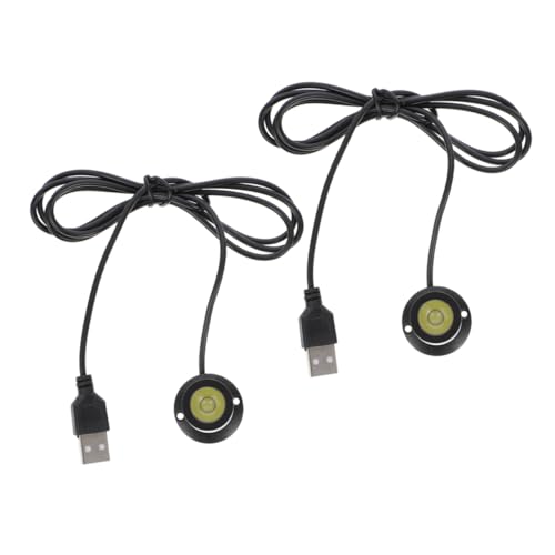 DOITOOL 2Pcs USB Mini Spotlight LED Cabinet Light Angle Small Display Lamp for Jewelry and Curio Cabinets Indoor Lighting with High Brightness and Minimal Footprint