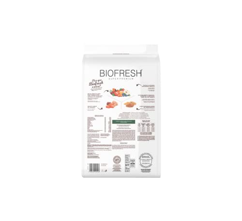 HERCOSUL Ração Seca Biofresh Mix De Carne Frutas Legumes E Ervas Frescas Cães Adultos De Raças Média