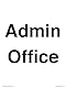 Admin Office Schild – 150 x 200 mm – A5P