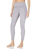 Core 10 Women's Second Skin 24' High-Waist 7/8 Crop Yoga Legging, Lilac, Small