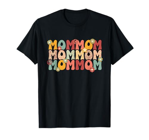 Mommom Grandma Groovy Mommom Grandmother T-Shirt