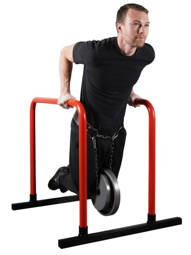 FITNESS KIT HIGH PARALLETTES - Profigeräte - Dip Barren mit 42 mm Durchmesser - Dip Station - Calisthenics Training Equipment - individuell verstellbar