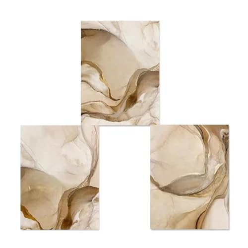 Affiches Moderne Mur Art Toile Peinture Salon Décoration Maison Abstrait Beige 3x