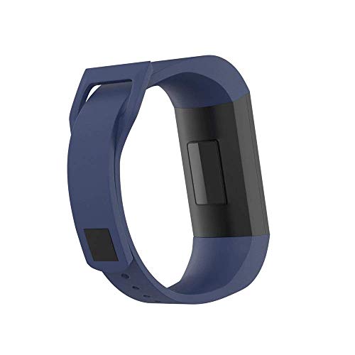Image of Soft Silicone Bracelet Style Band Strap for Redmi Smart Band & Mi Band 4C (Blue) (Not for Redmi Smart Band pro)