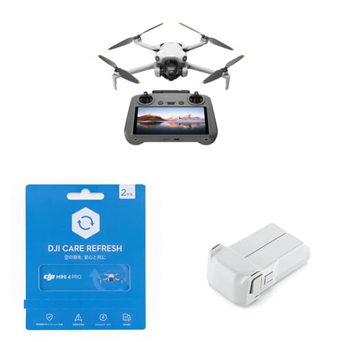 Amazon.co.jp: DJI ドローン Mini 4 Pro(DJI RC-2付属)+2年延長CARE 