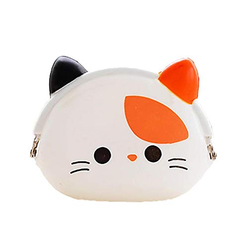 1pc Jelly silicone animal mignon Cartoon Porte-Monnaie Belle Mini bonbons couleur Wallet Nouveauté Design Sac cosmétique sacs de pièces étanches pour enfants filles Cover